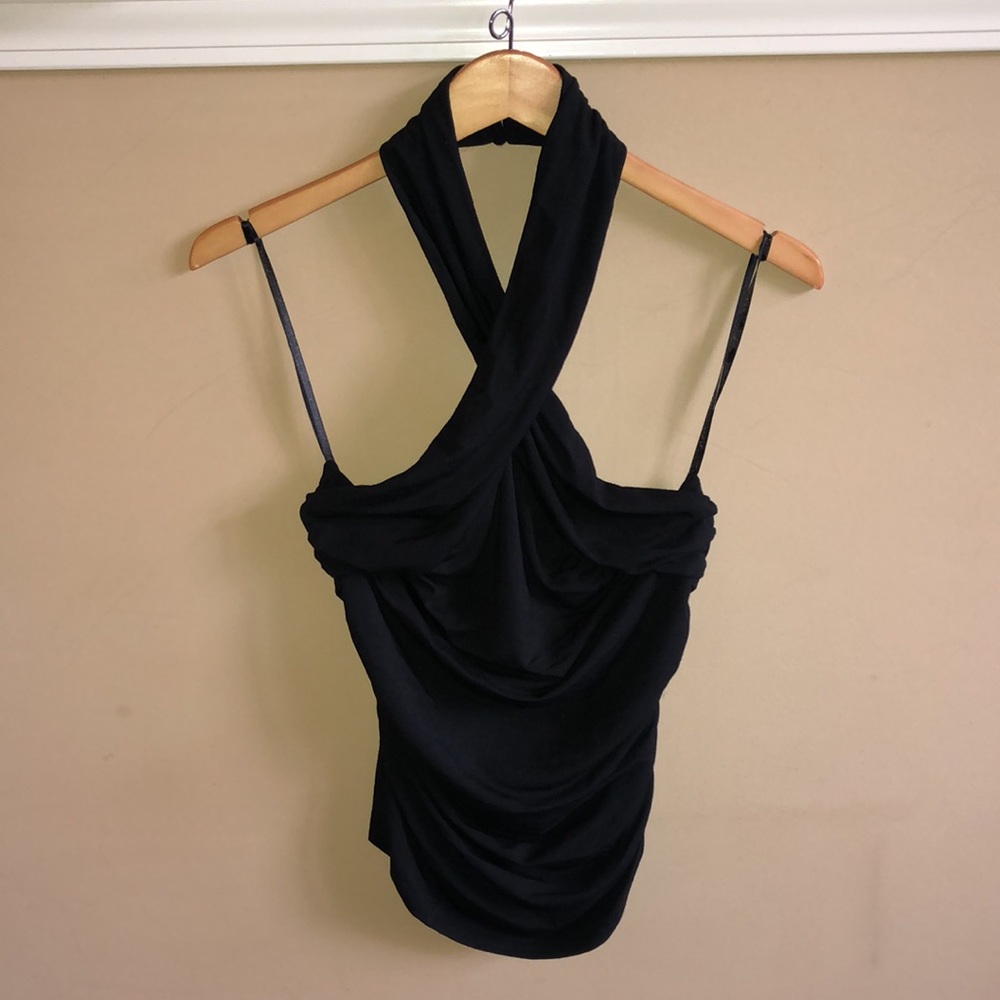NWT Veronica Beard Jeans Slim Fit “Leyla”Top in Black, Size Medium. Retail $198.